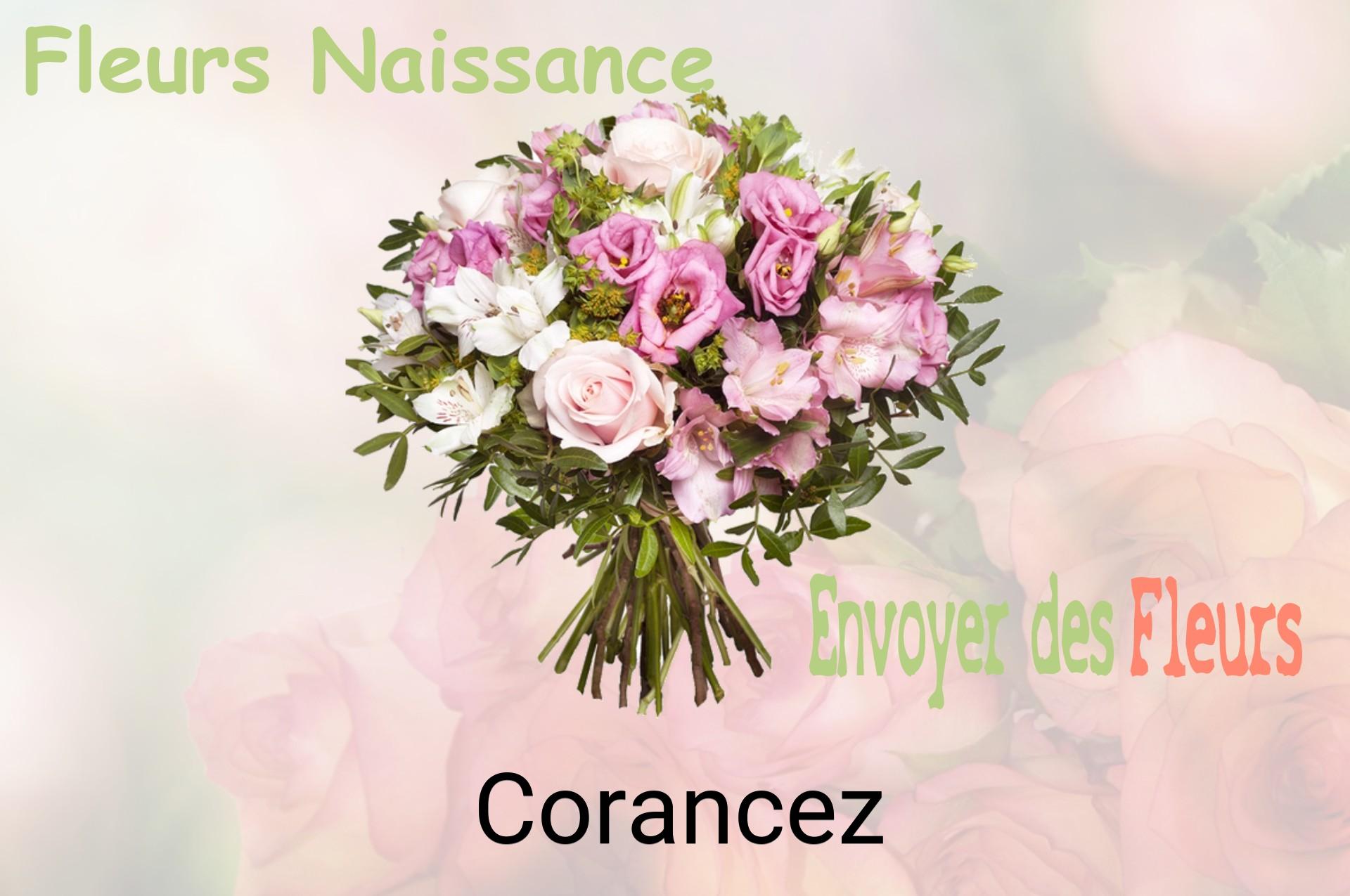 Bouquet de fleurs de naissance livré à Corancez